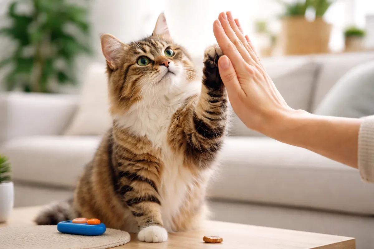 Peut-on dresser un chat comme un chien pour des tours